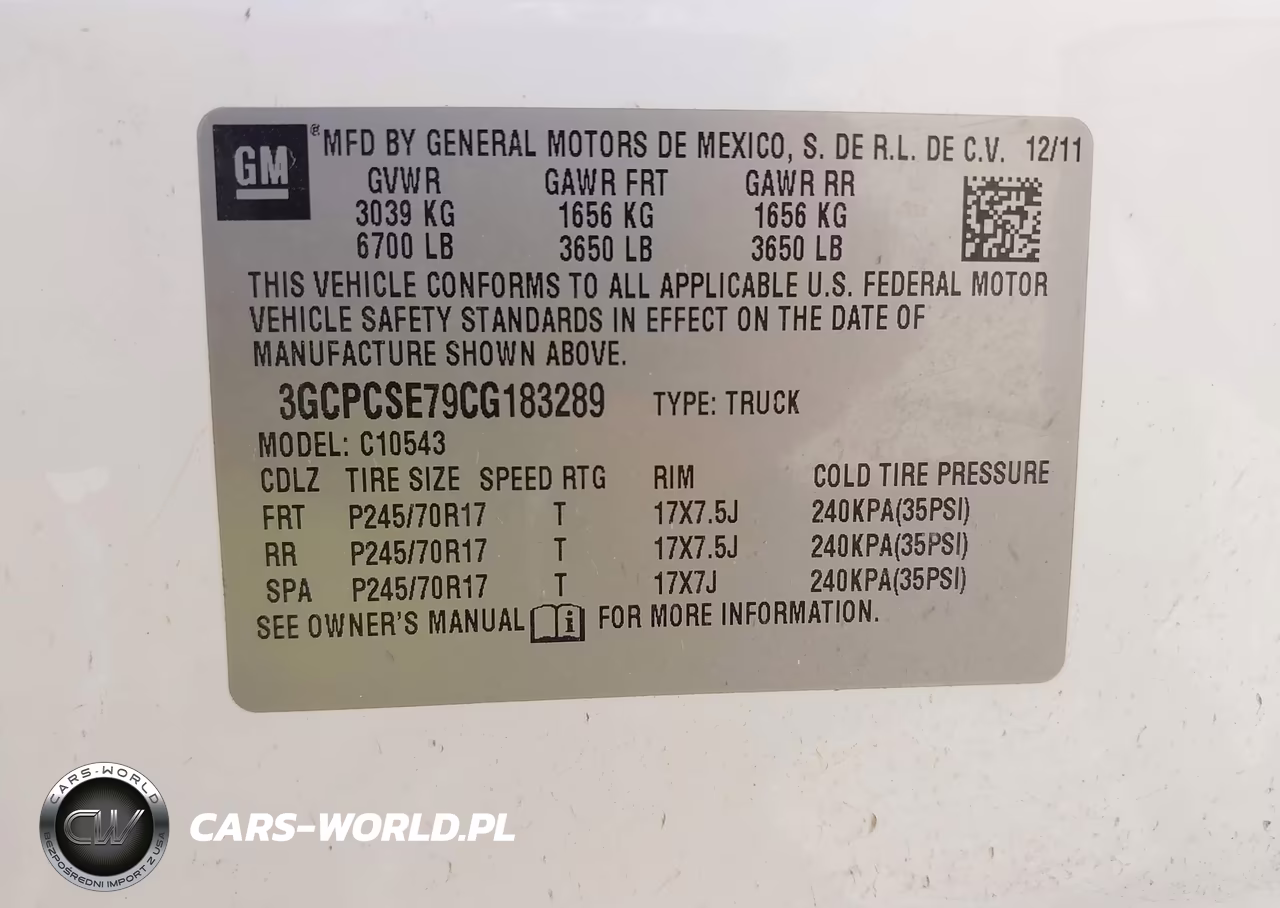 2012 Chevrolet Silverado 1500 Xtra Fuel Economy VIN:3GCPCSE79CG183289 - 9