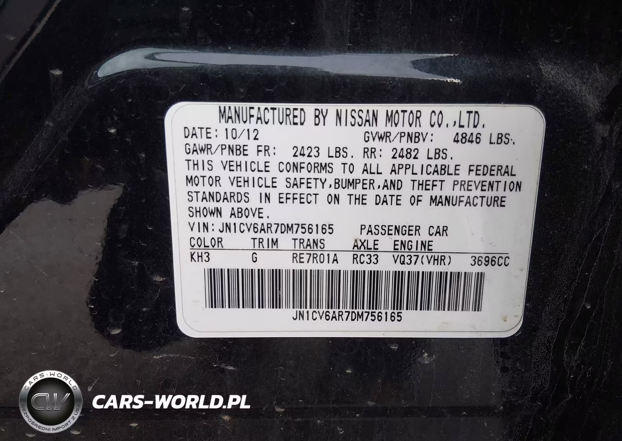 2013 Infiniti G37X VIN:JN1CV6AR7DM756165 - 9