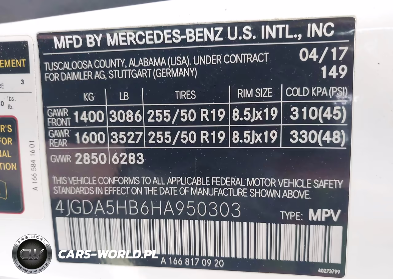 2017 Mercedes-Benz Gle 350 4Matic VIN:4JGDA5HB6HA950303 - 9