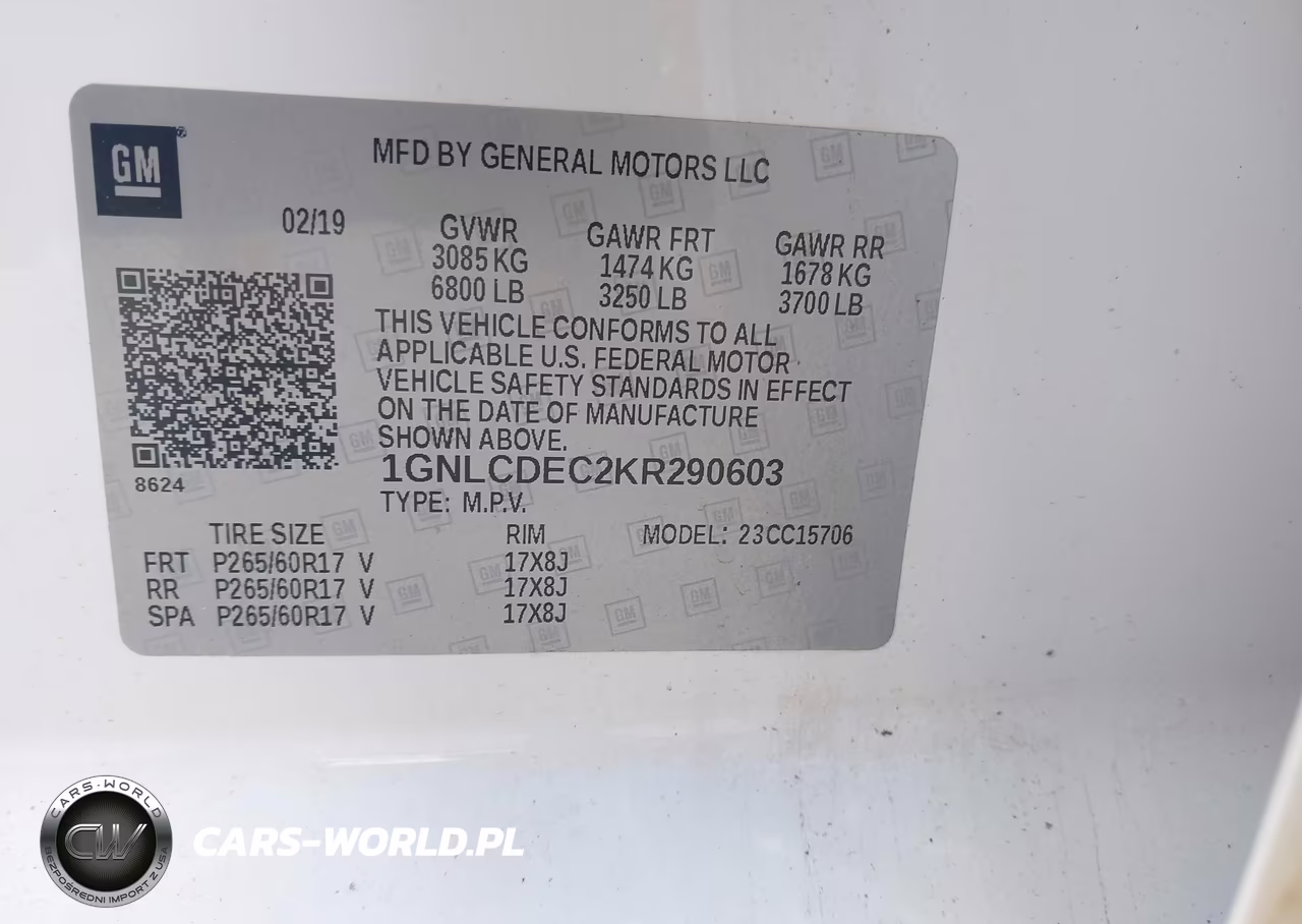 2019 Chevrolet Tahoe Commercial Fleet VIN:1GNLCDEC2KR290603 - 9