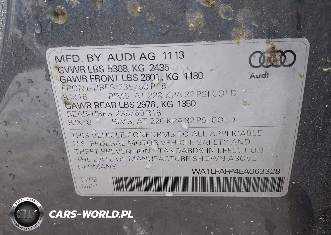 2014 Audi Q5 2.0T Premium VIN:WA1LFAFP4EA063328 - 9