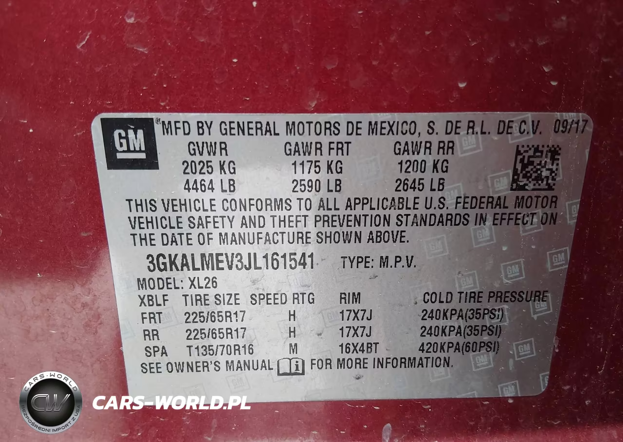 2018 GMC Terrain Sle VIN:3GKALMEV3JL161541 - 9