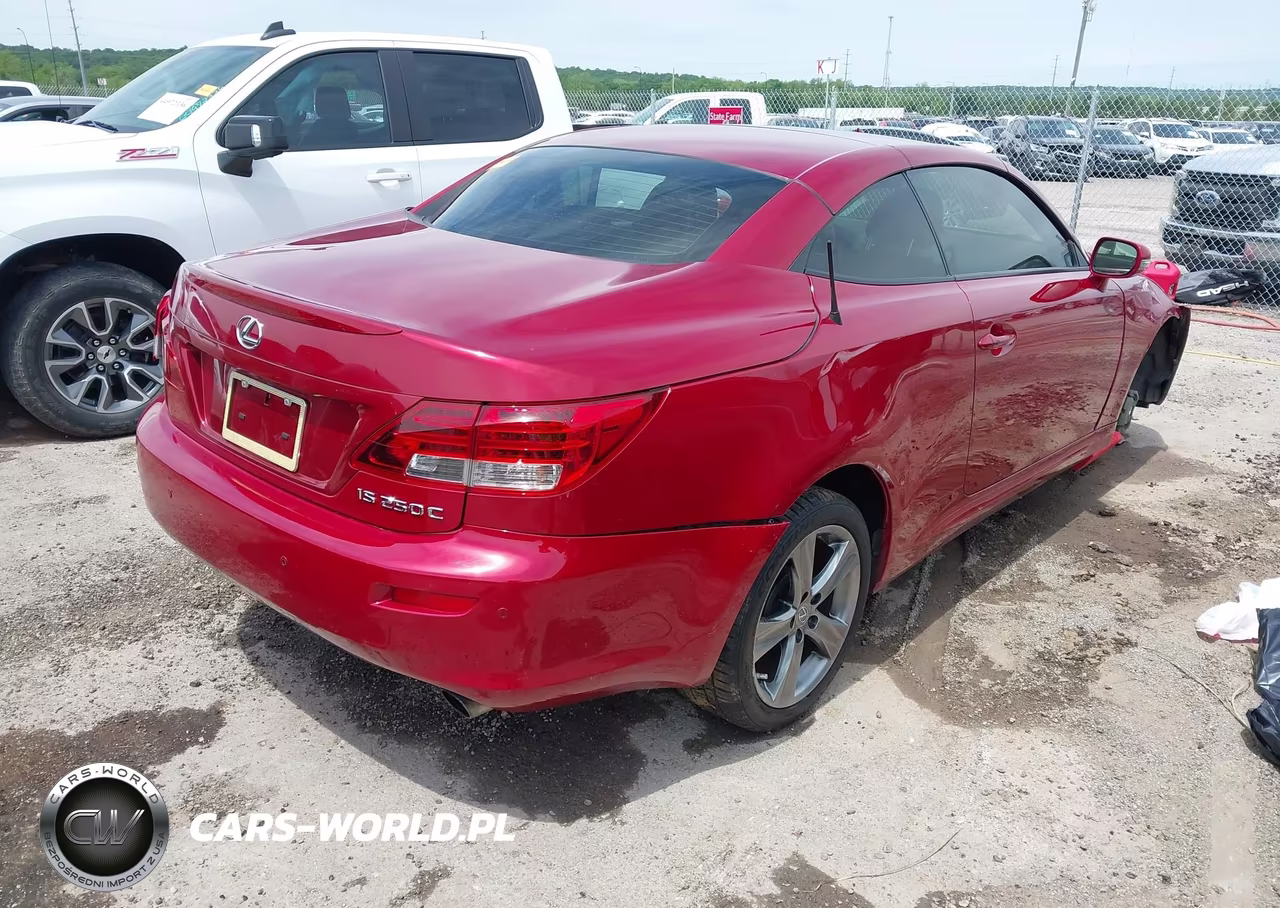2012 Lexus Is 250C VIN:JTHFF2C24C2521876 - 4