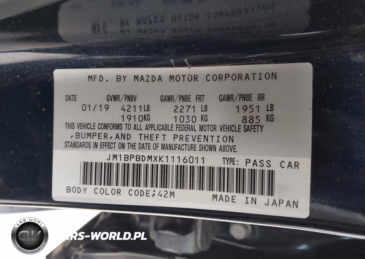 2019 Mazda Mazda3 Preferred Package VIN:JM1BPBDMXK1116011 - 9