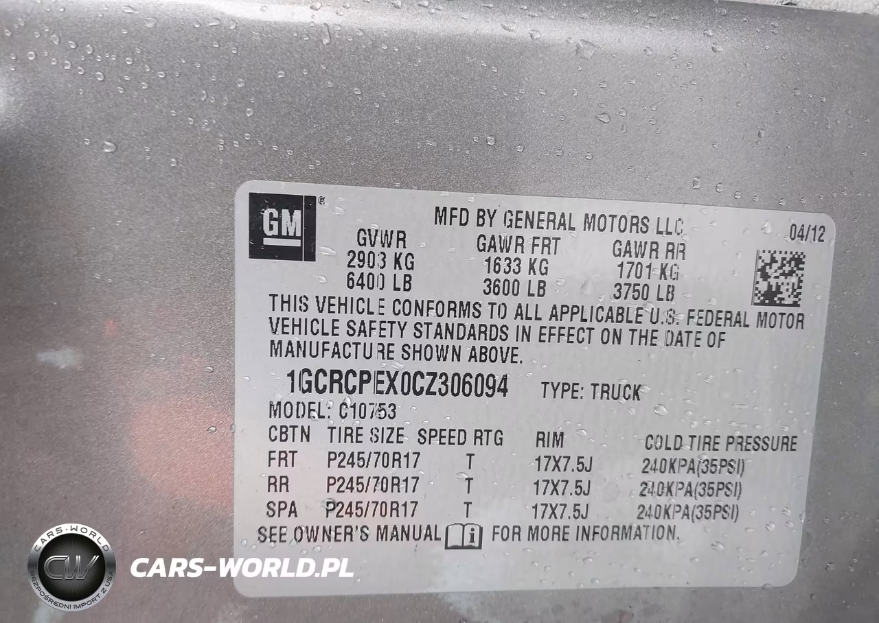 2012 Chevrolet Silverado 1500 Work Truck VIN:1GCRCPEX0CZ306094 - 9