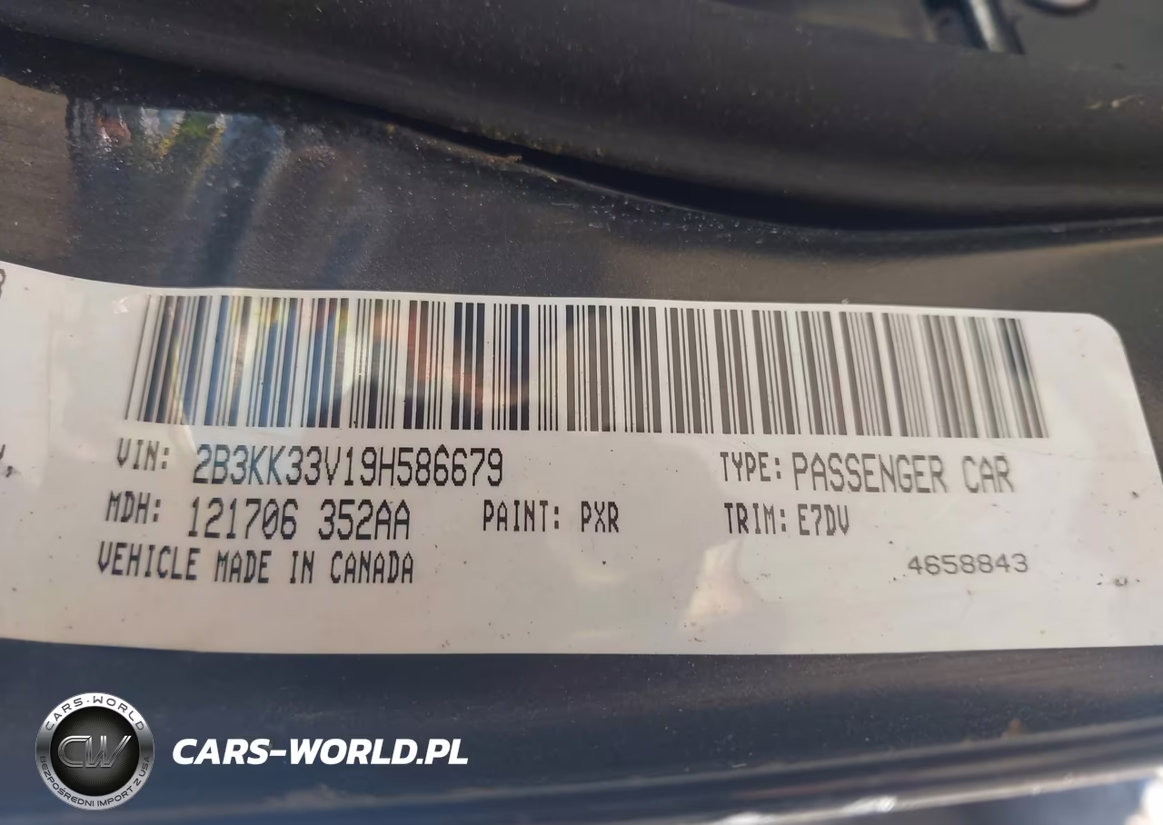 2009 Dodge Charger Sxt VIN:2B3KK33V19H586679 - 9