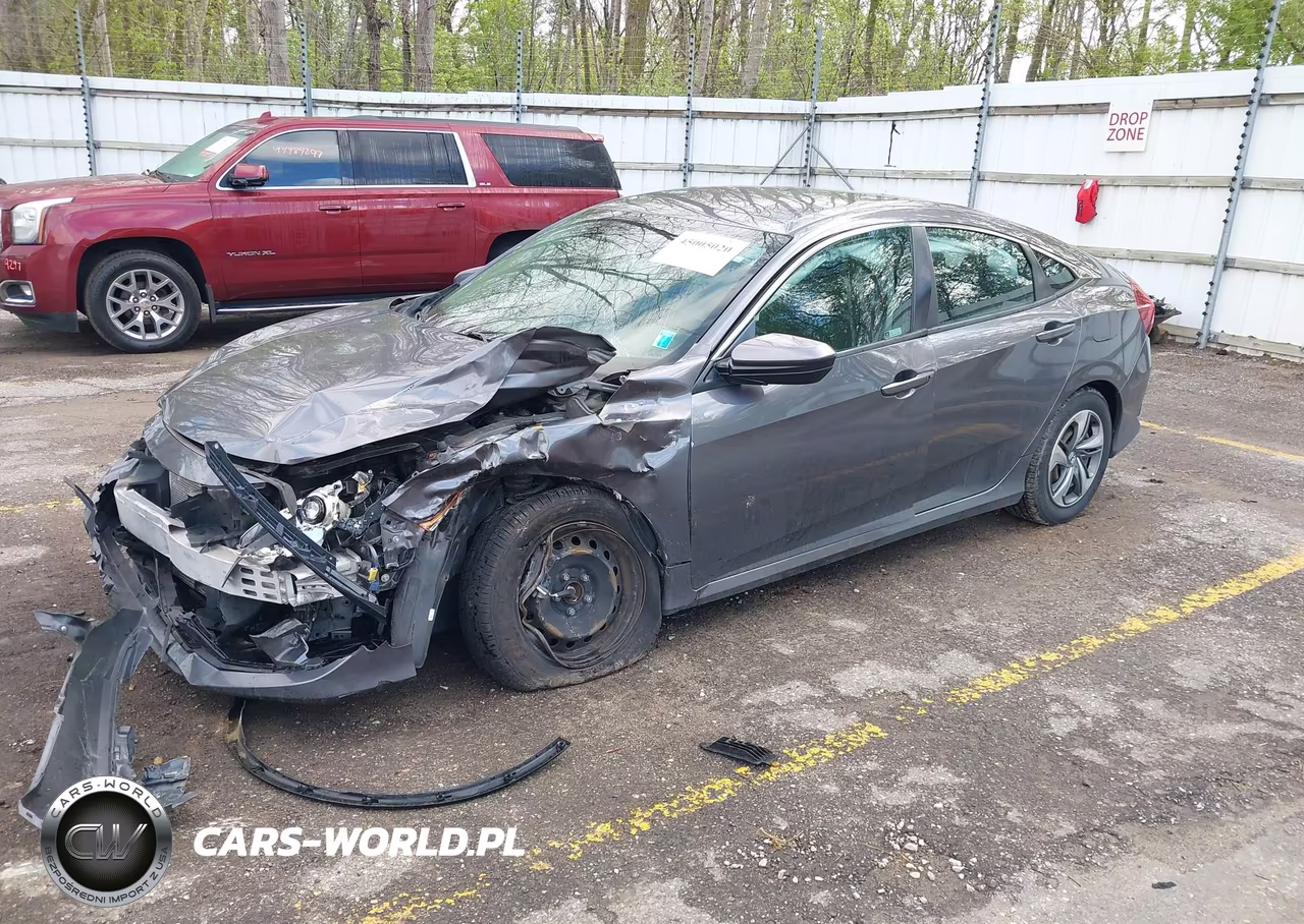 2019 Honda Civic Lx VIN:2HGFC2F68KH552130 - 2