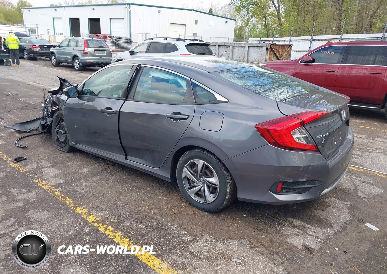 2019 Honda Civic Lx VIN:2HGFC2F68KH552130 - 3
