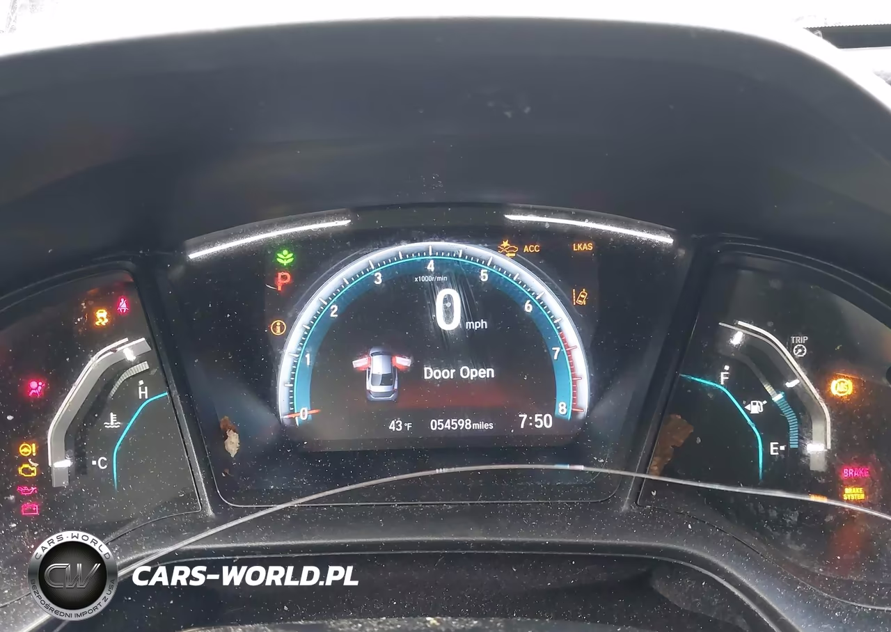 2019 Honda Civic Lx VIN:2HGFC2F68KH552130 - 7