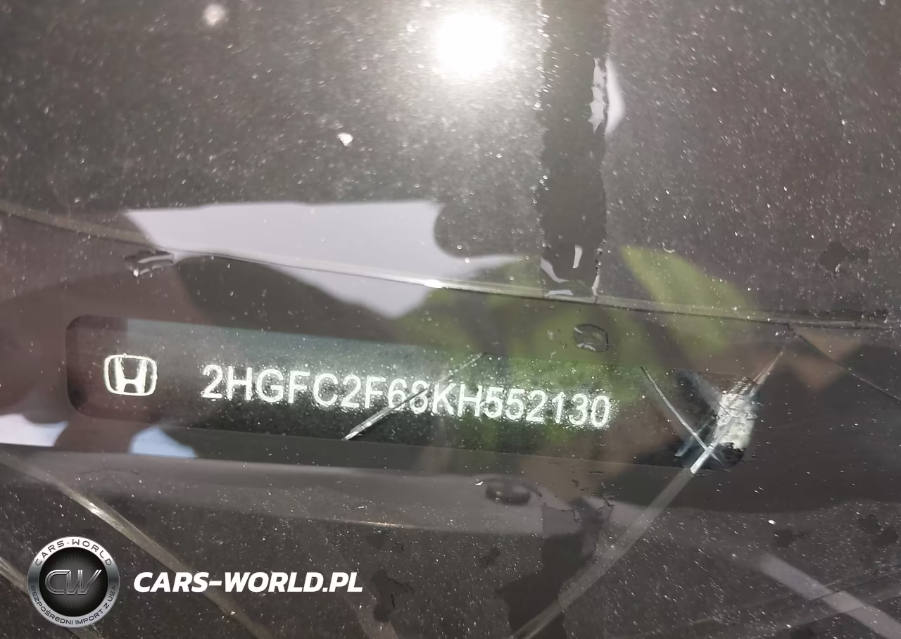 2019 Honda Civic Lx VIN:2HGFC2F68KH552130 - 9