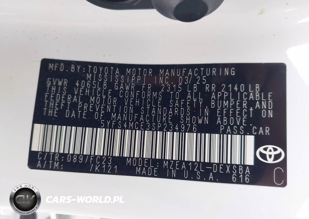 2025 Toyota Corolla Se VIN:5YFS4MCE3SP234976 - 9