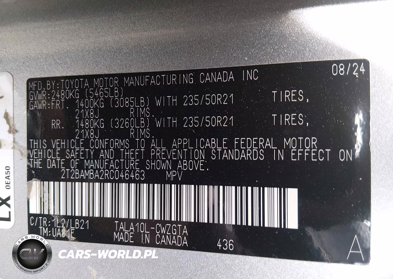 2024 Lexus Rx 350 Luxury-Premium-Premium Plus VIN:2T2BAMBA2RC046463 - 9