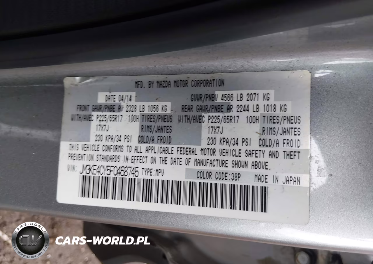 2015 Mazda Cx-5 Touring VIN:JM3KE4CY5F0468745 - 9