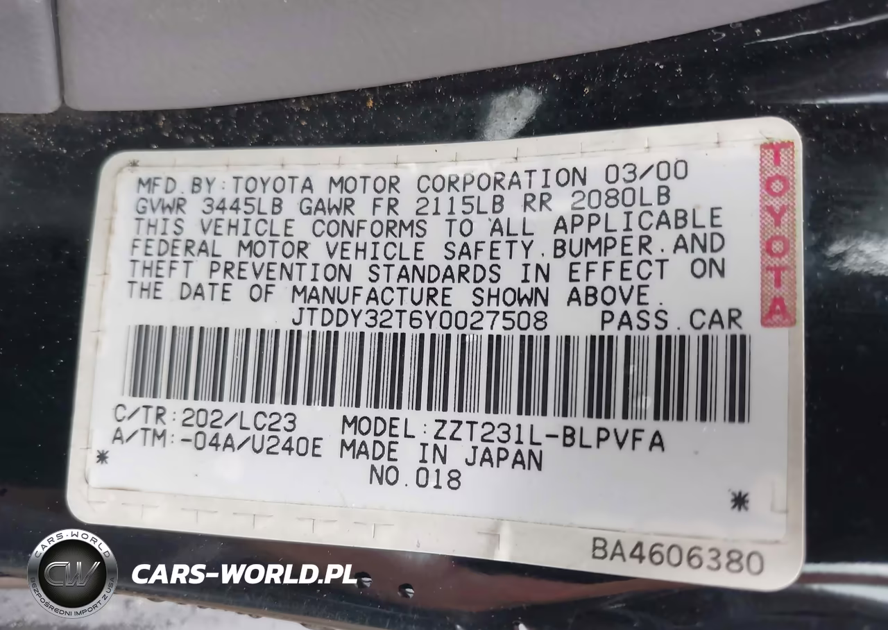2000 Toyota Celica Gts VIN:JTDDY32T6Y0027508 - 9