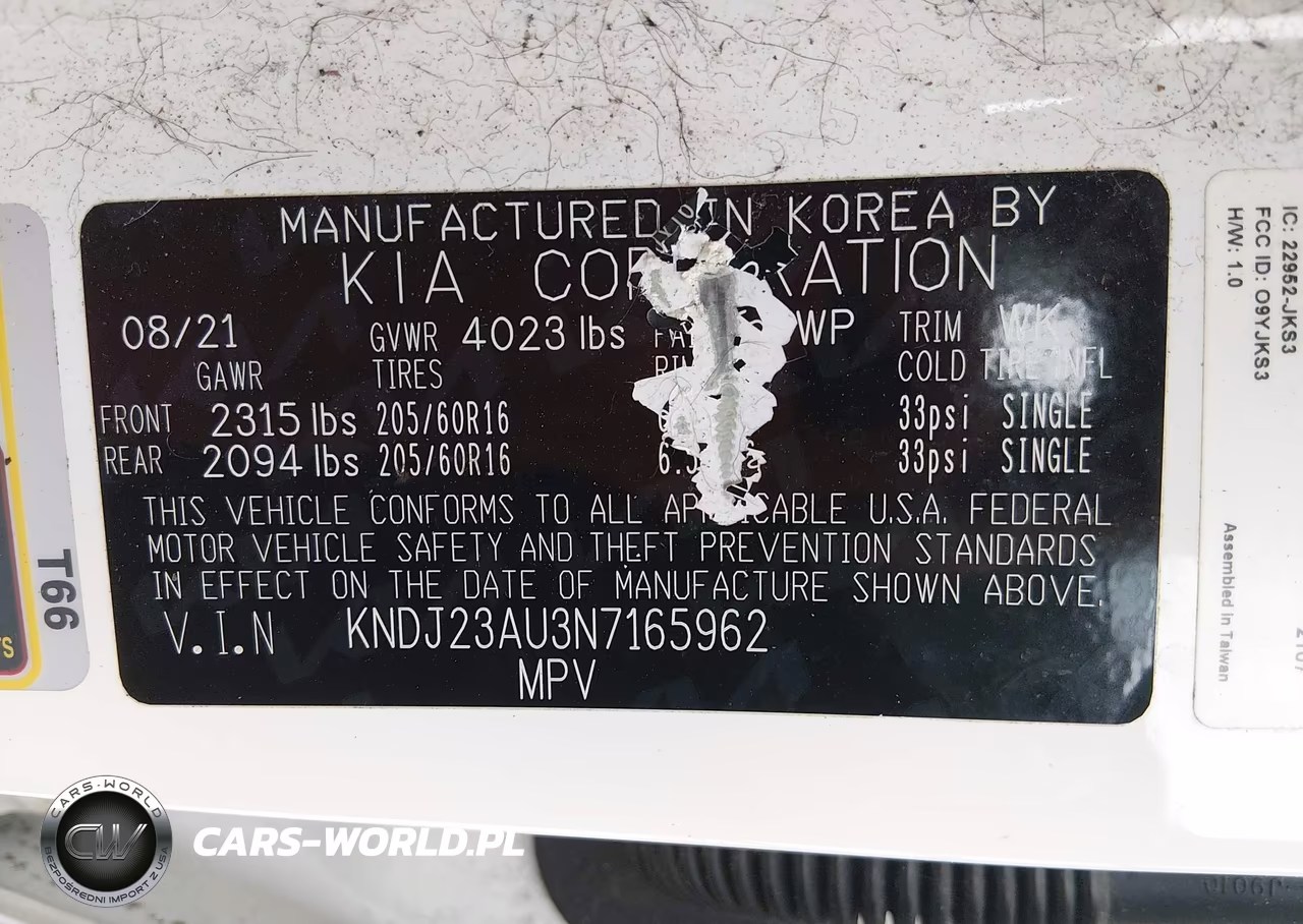 2022 Kia Soul S VIN:KNDJ23AU3N7165962 - 9
