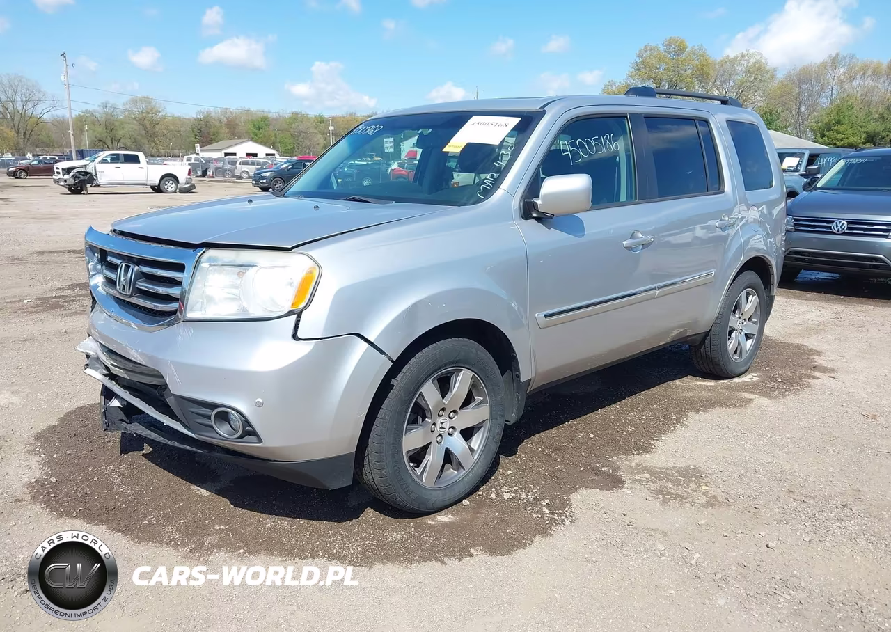 2014 Honda Pilot Touring VIN:5FNYF4H99EB020722 - 2