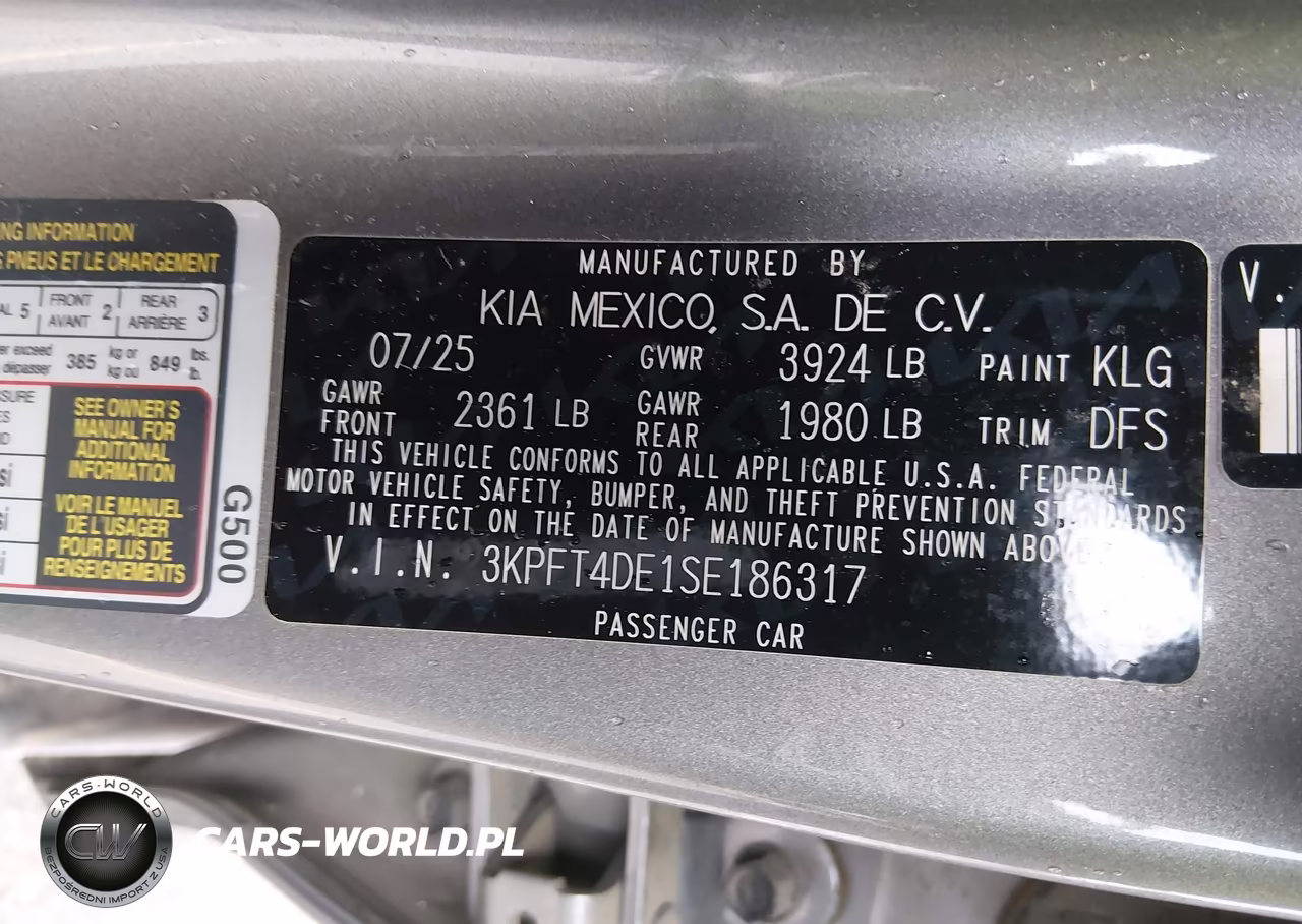 2025 Kia K4 Lxs VIN:3KPFT4DE1SE186317 - 9