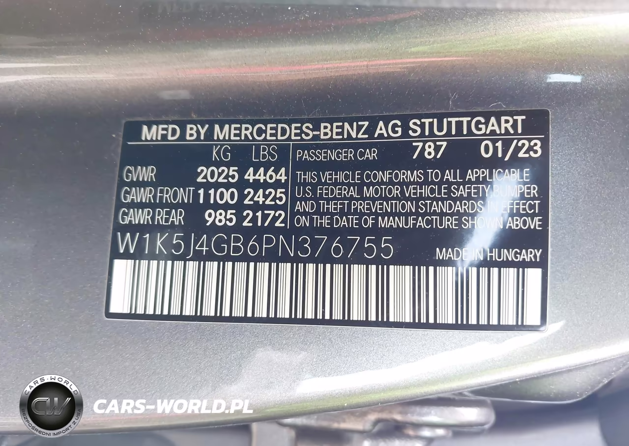 2023 Mercedes-Benz Cla 250 Coupe VIN:W1K5J4GB6PN376755 - 9