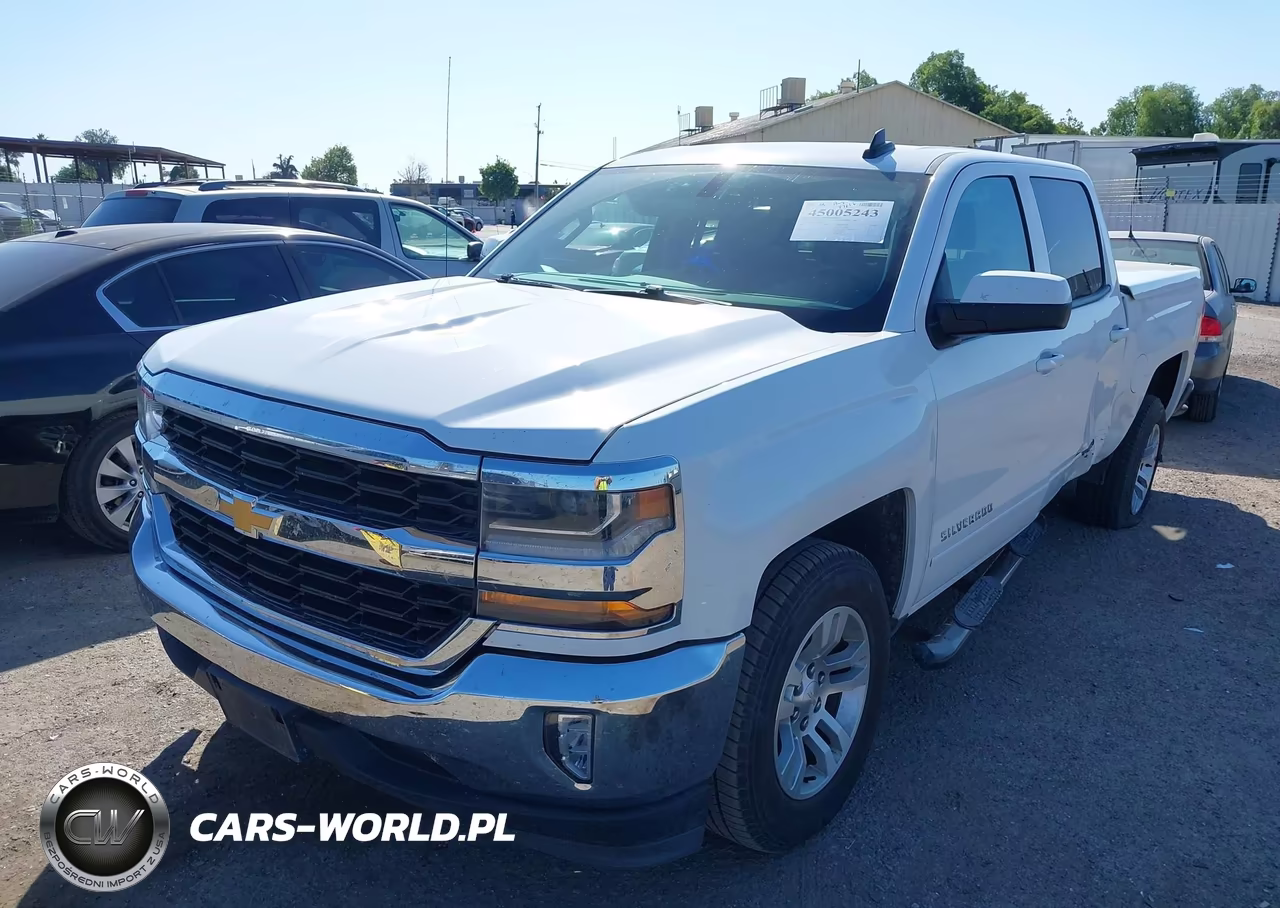 2018 Chevrolet Silverado 1500 1Lt VIN:3GCPCREC7JG222836 - 2
