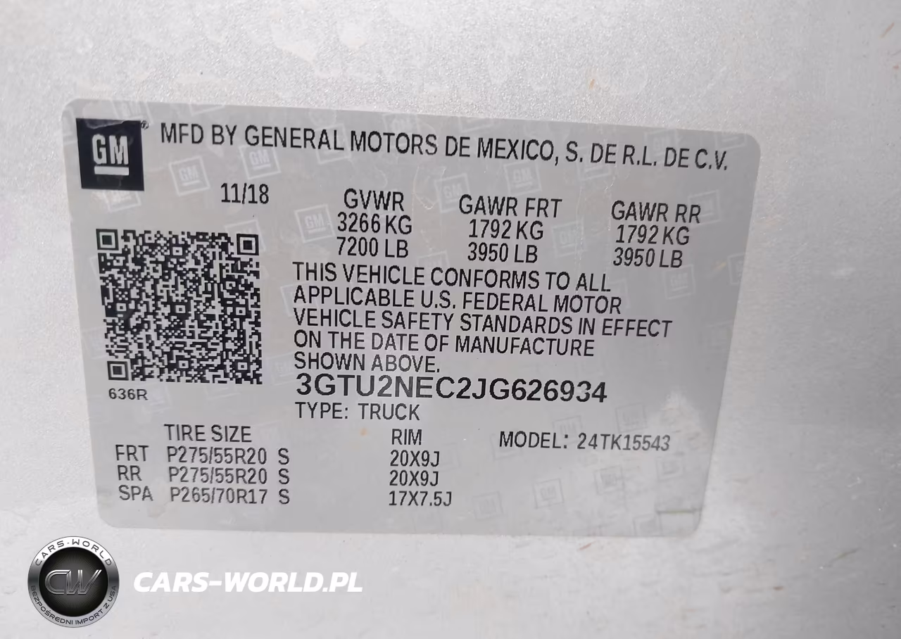 2018 GMC Sierra 1500 Slt VIN:3GTU2NEC2JG626934 - 9