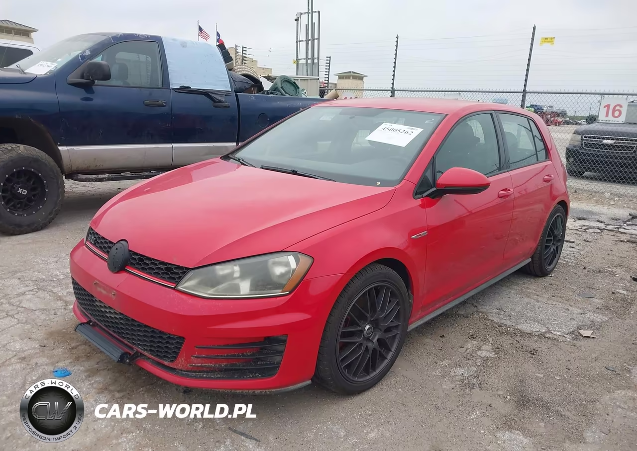 2015 Volkswagen Golf Gti 2.0T S 4-Door VIN:3VW4T7AUXFM008175 - 2