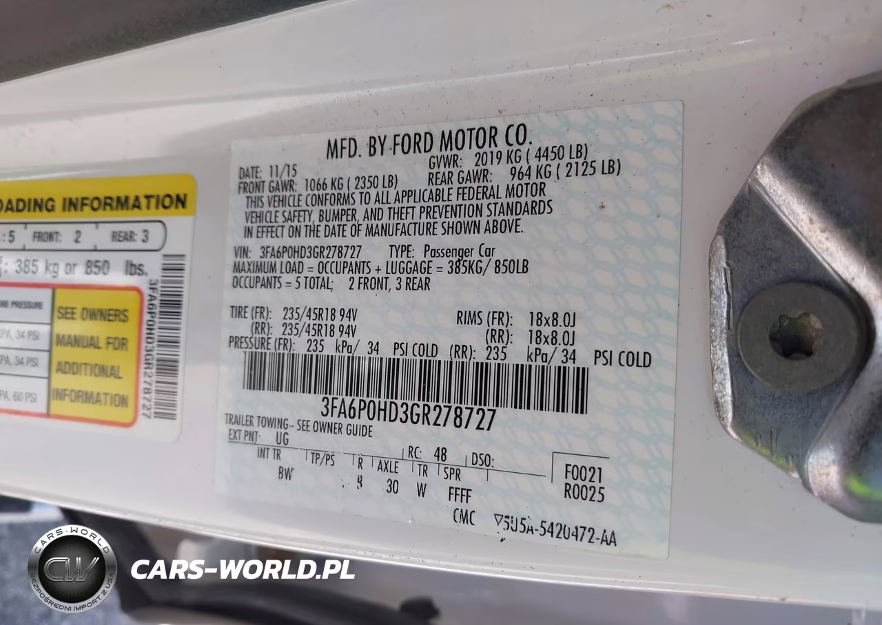 2016 Ford Fusion Se VIN:3FA6P0HD3GR278727 - 9