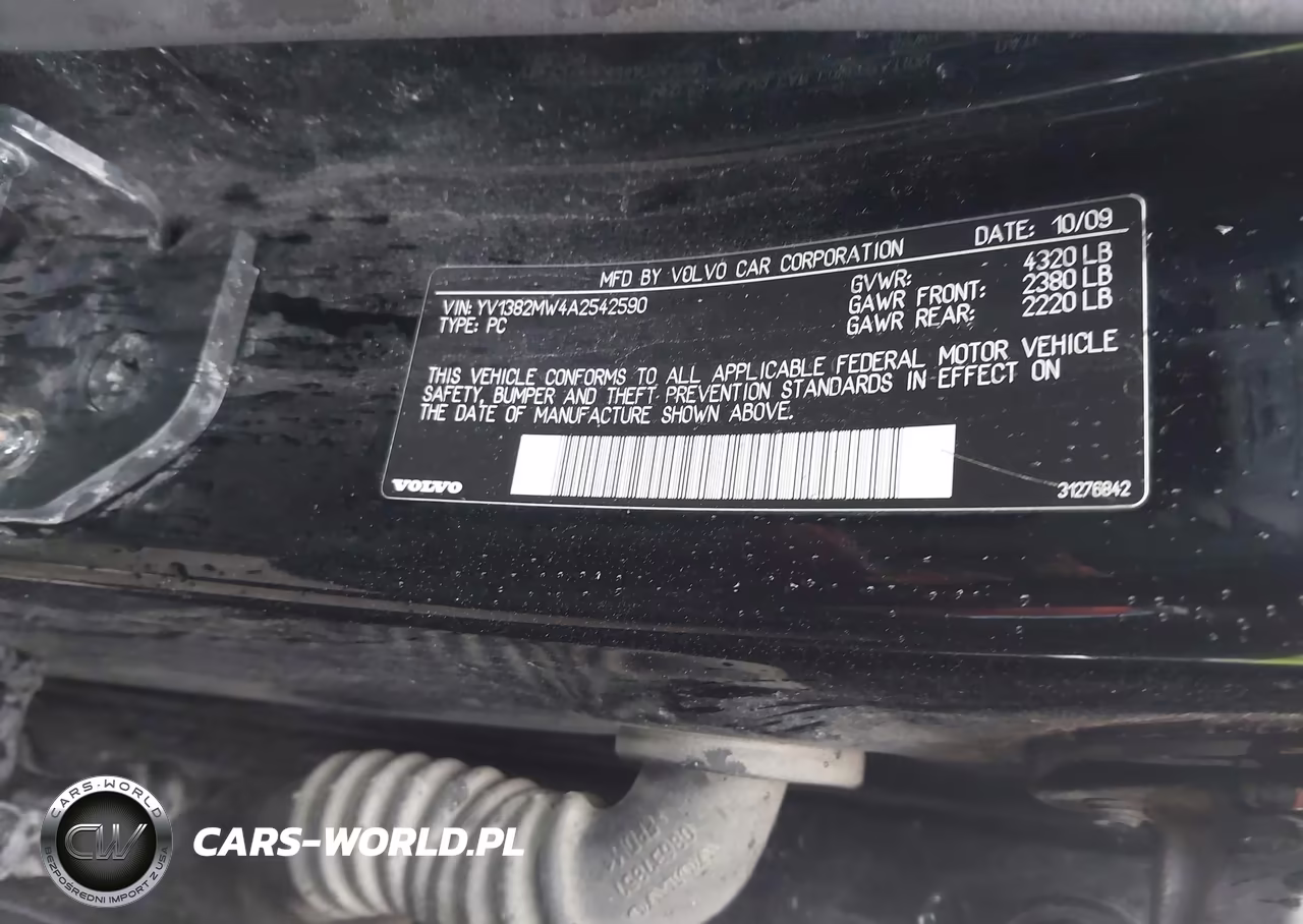 2010 Volvo V50 2.4I VIN:YV1382MW4A2542590 - 9