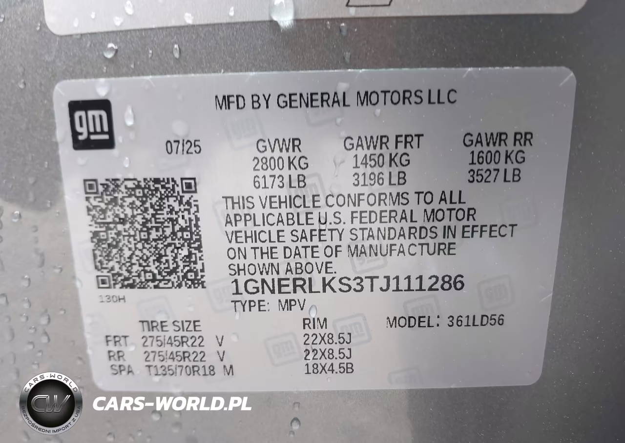 2026 Chevrolet Traverse Fwd Rs VIN:1GNERLKS3TJ111286 - 9