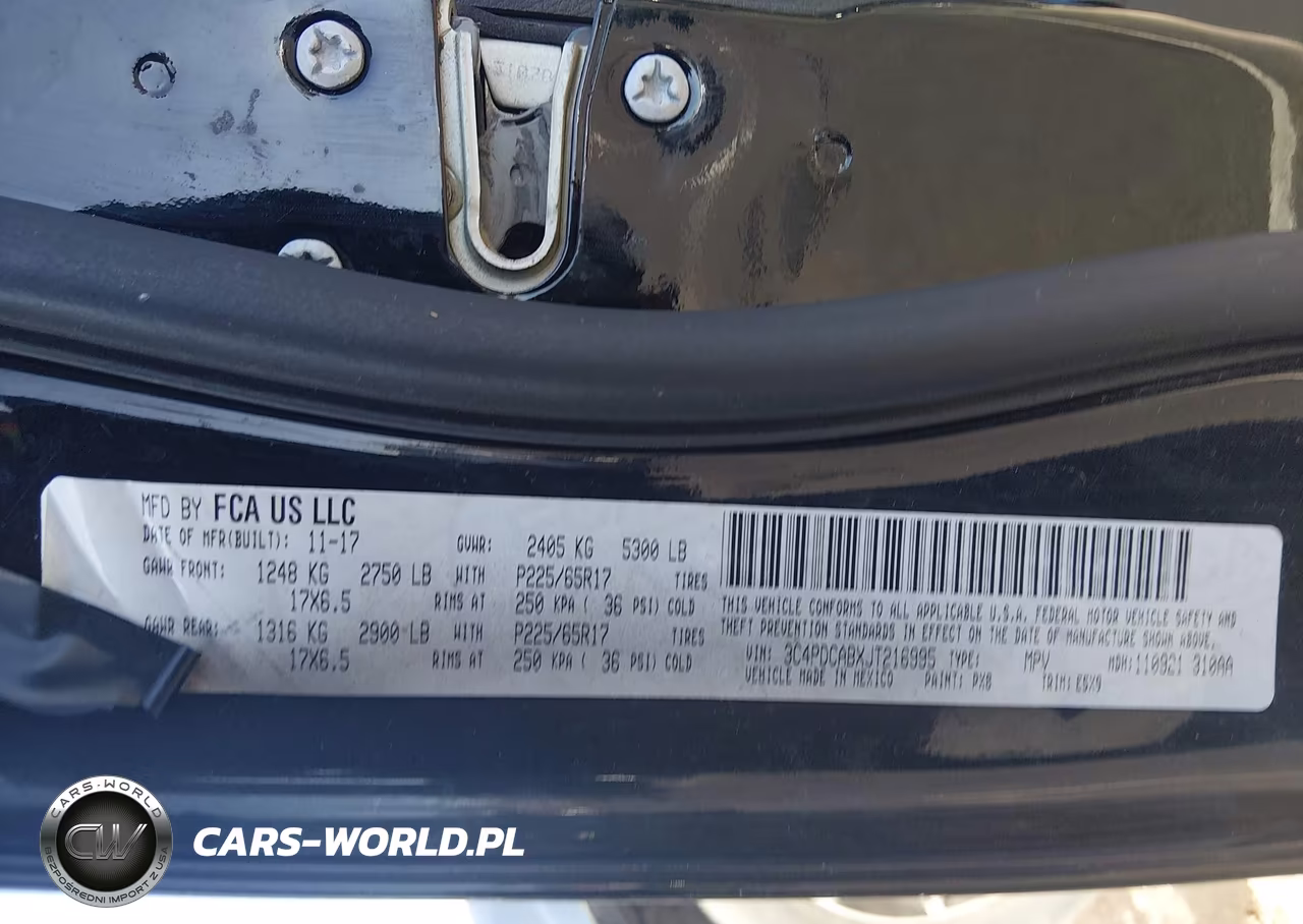 2018 Dodge Journey Se VIN:3C4PDCABXJT216995 - 9