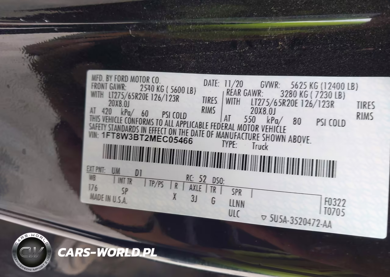 2021 Ford F-350 King Ranch VIN:1FT8W3BT2MEC05466 - 8