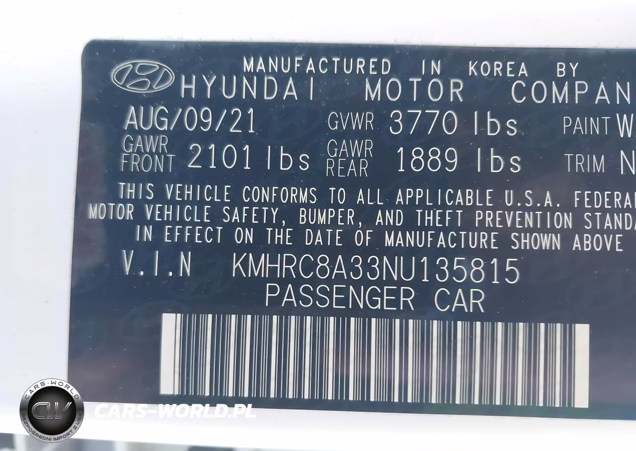 2022 Hyundai Venue Limited VIN:KMHRC8A33NU135815 - 9