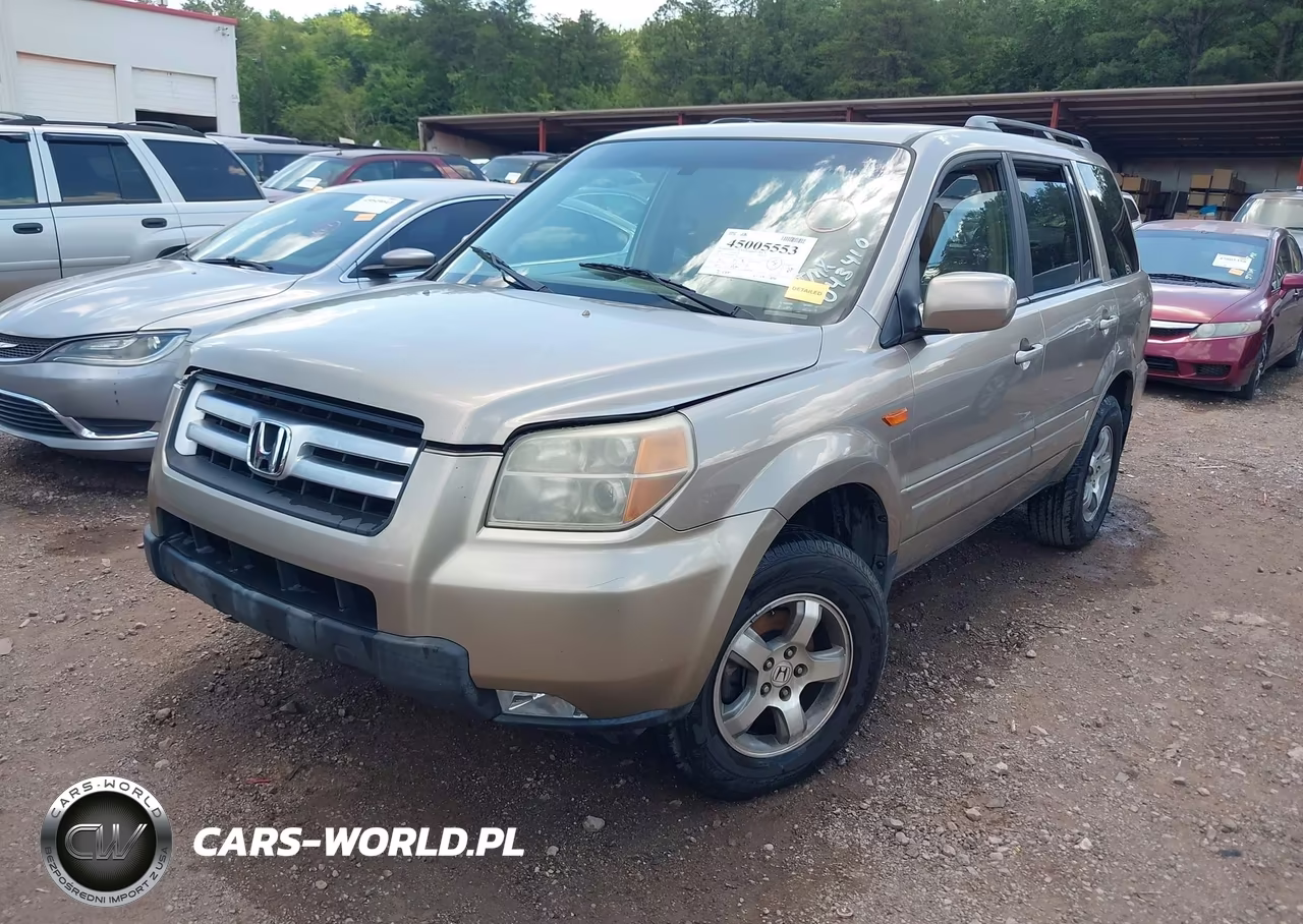 2007 Honda Pilot Ex-L VIN:5FNYF28507B043410 - 2