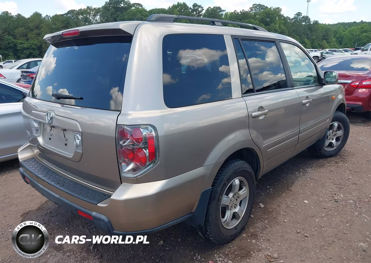 2007 Honda Pilot Ex-L VIN:5FNYF28507B043410 - 4