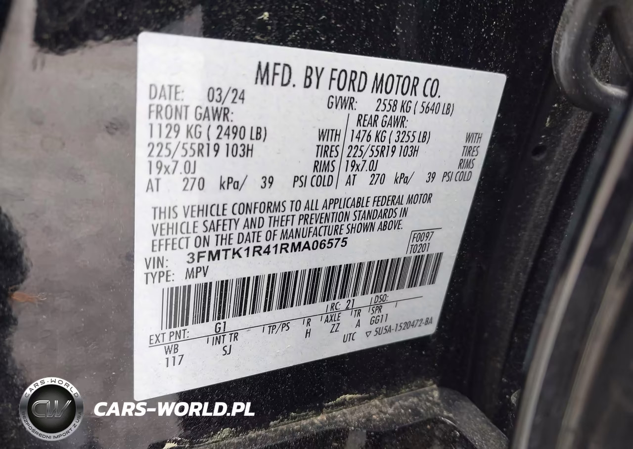 2024 Ford Mustang Mach-E Select VIN:3FMTK1R41RMA06575 - 9