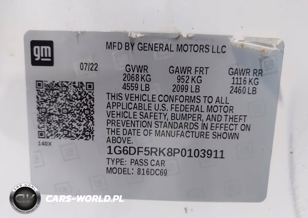 2023 Cadillac Ct4 Premium Luxury VIN:1G6DF5RK8P0103911 - 9