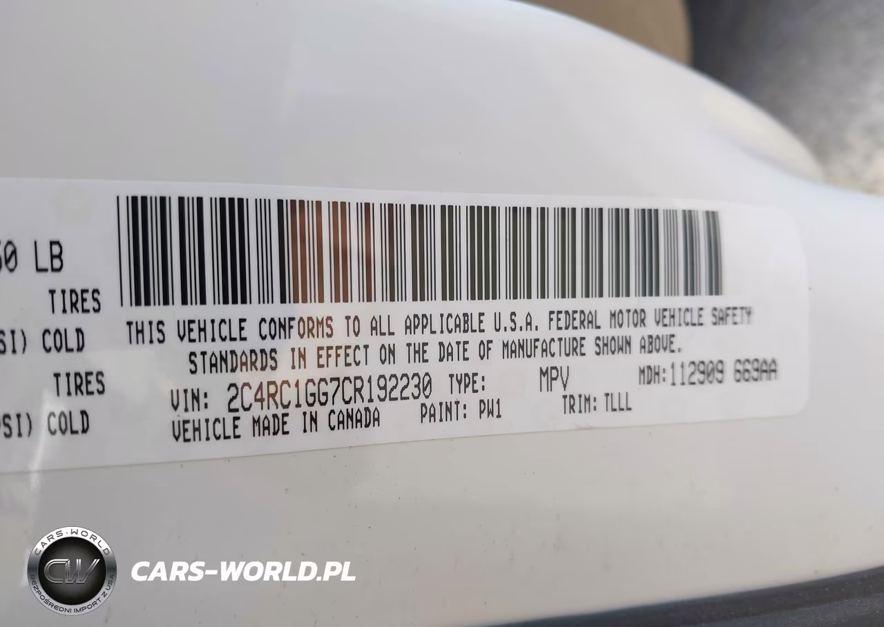 2012 Chrysler Town & Country Limited VIN:2C4RC1GG7CR192230 - 9