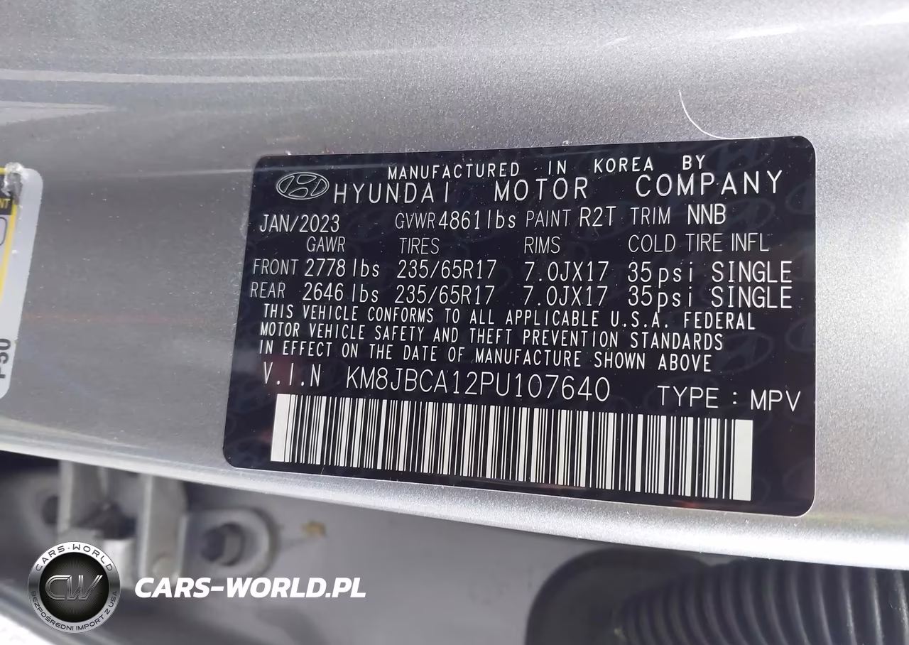 2023 Hyundai Tucson Hybrid Blue VIN:KM8JBCA12PU107640 - 9