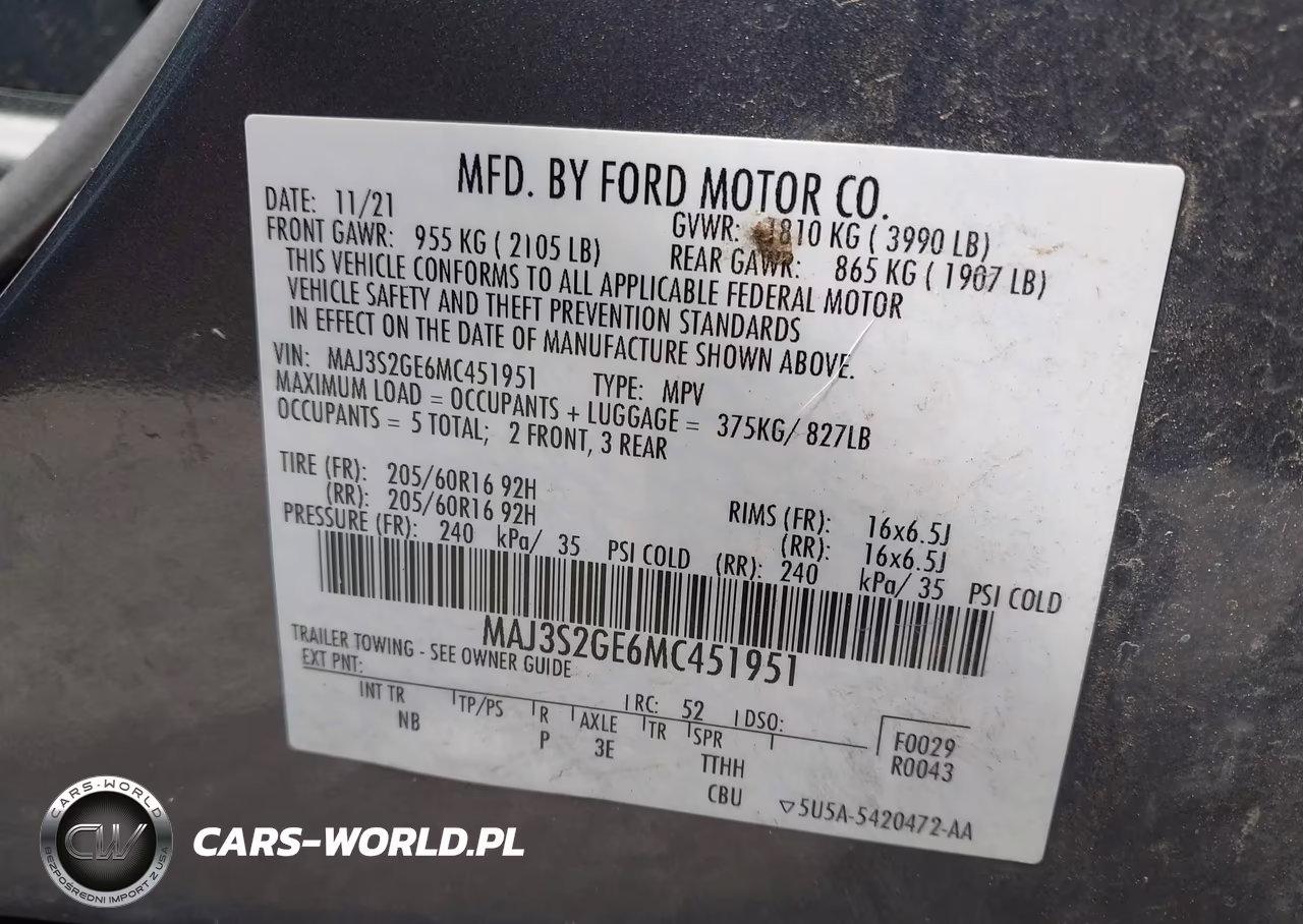 2021 Ford Ecosport Se VIN:MAJ3S2GE6MC451951 - 9