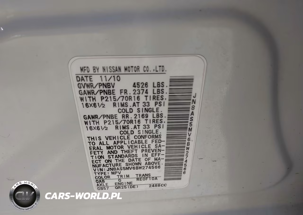 2011 Nissan Rogue S VIN:JN8AS5MV6BW274566 - 9