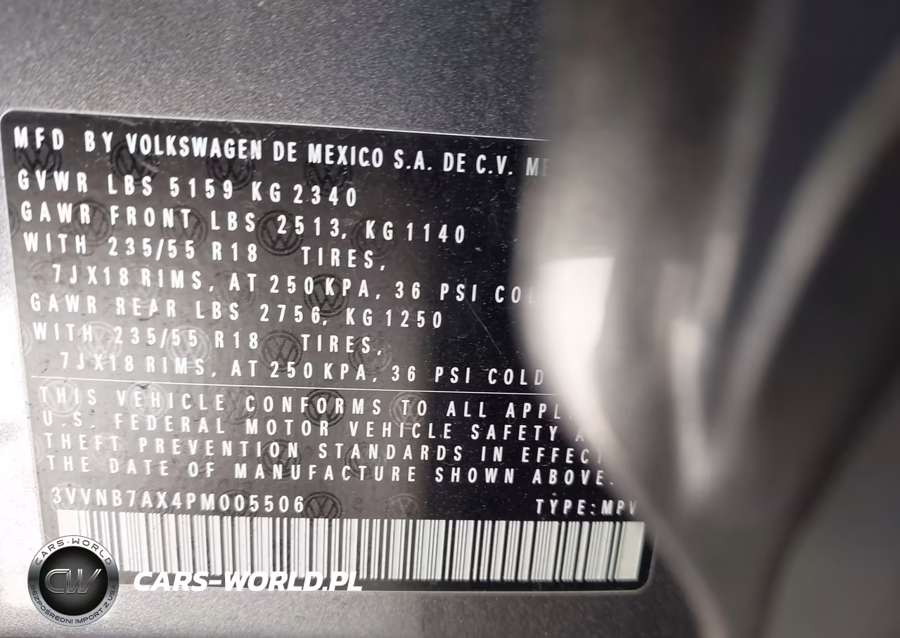 2023 Volkswagen Tiguan 2.0T Se VIN:3VVNB7AX4PM005506 - 9
