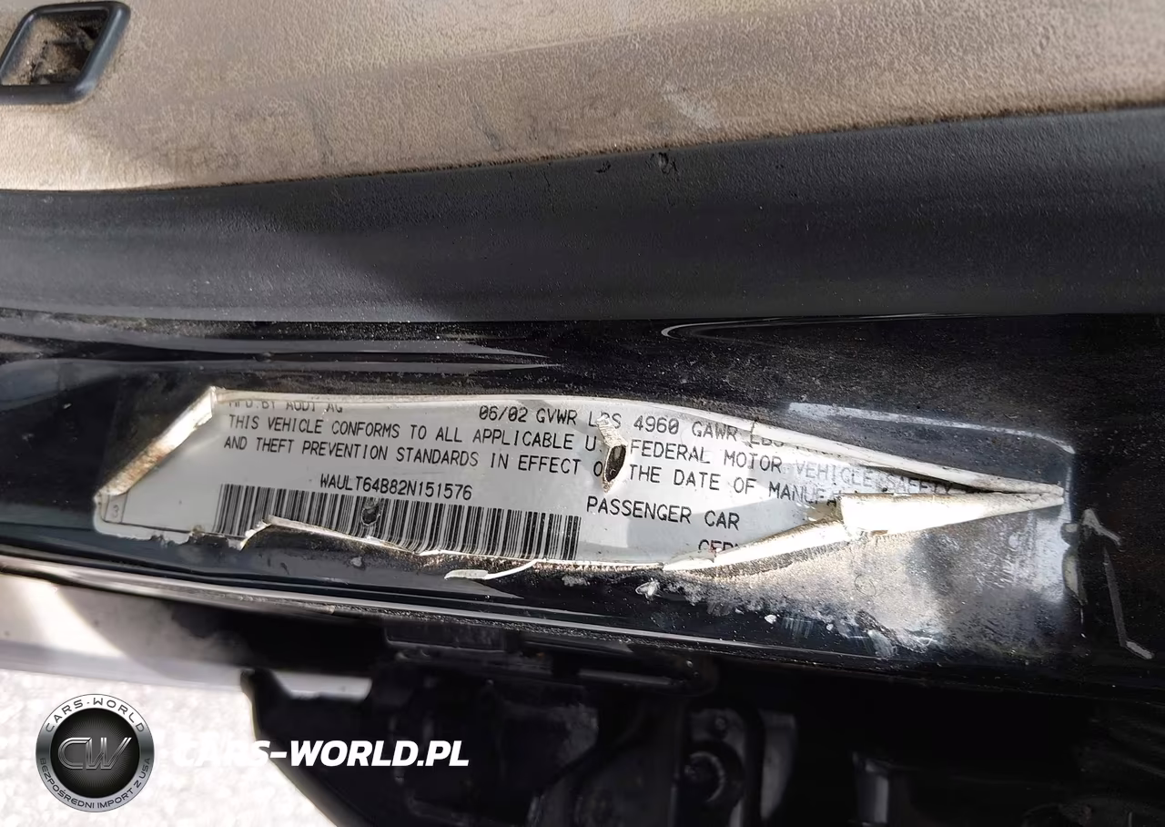 2002 Audi A6 3.0L VIN:WAULT64B82N151576 - 9