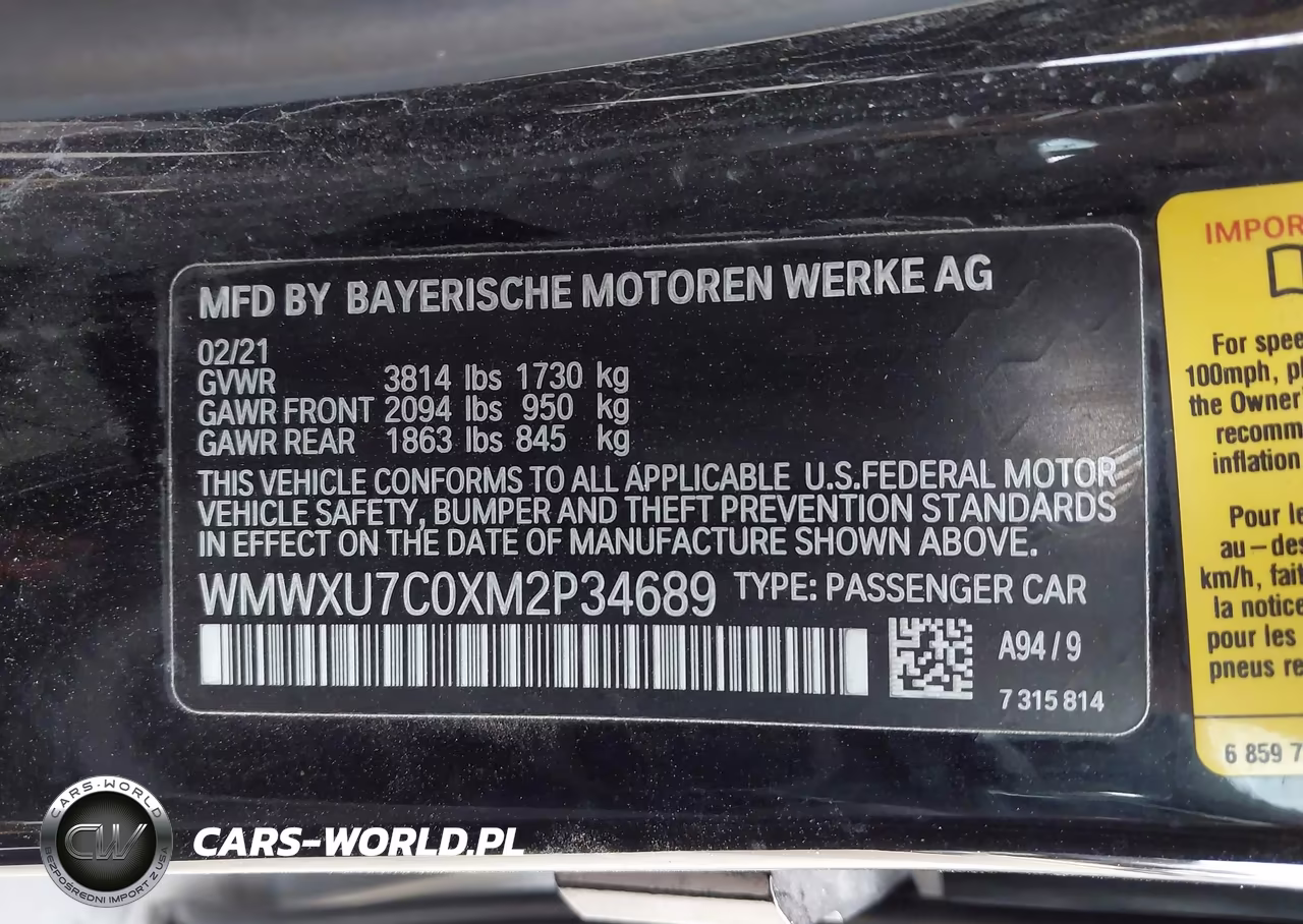 2021 Mini Hardtop Cooper VIN:WMWXU7C0XM2P34689 - 9