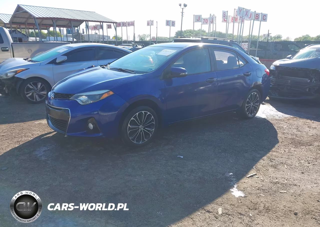 2015 Toyota Corolla S Plus VIN:2T1BURHE5FC343628 - 2