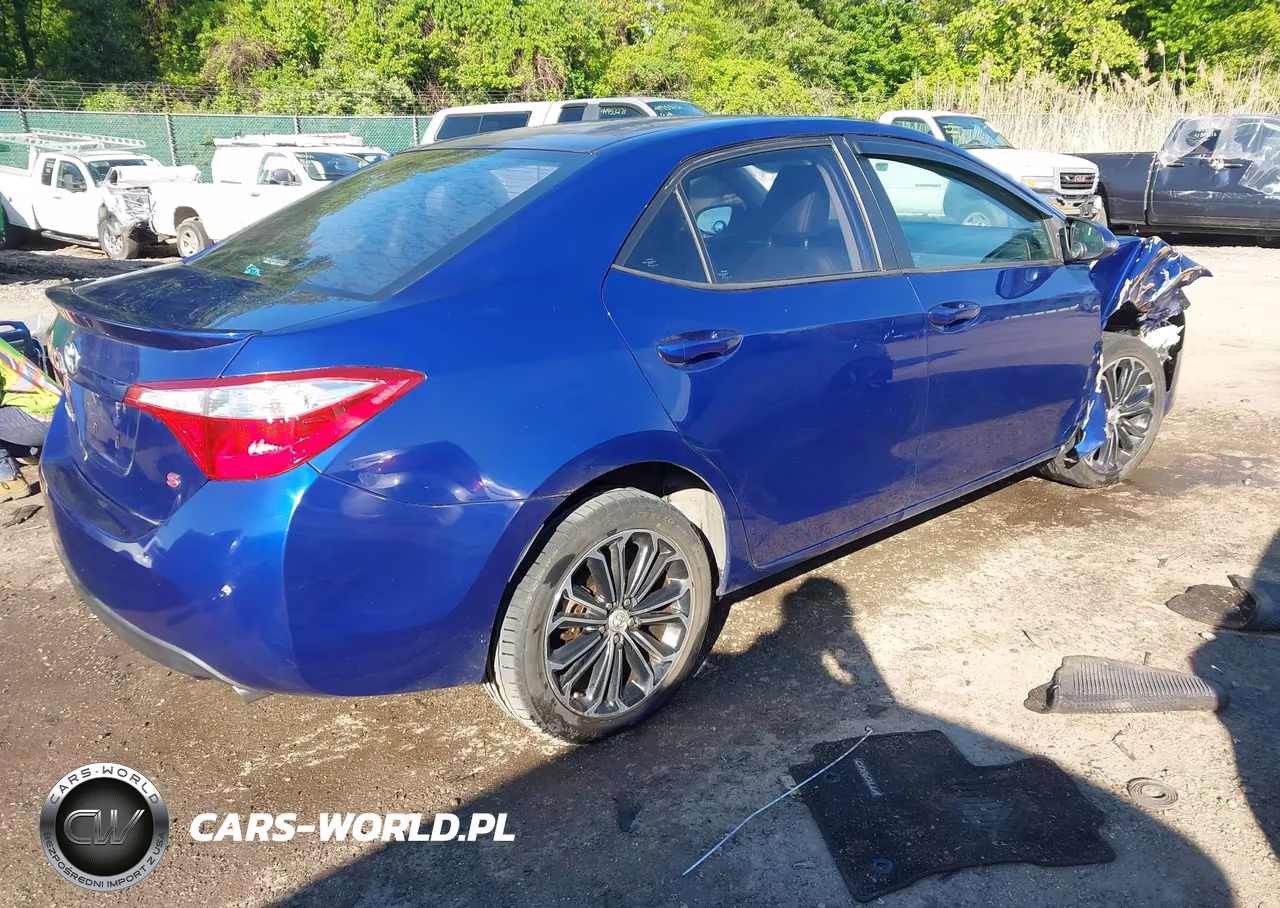2015 Toyota Corolla S Plus VIN:2T1BURHE5FC343628 - 4