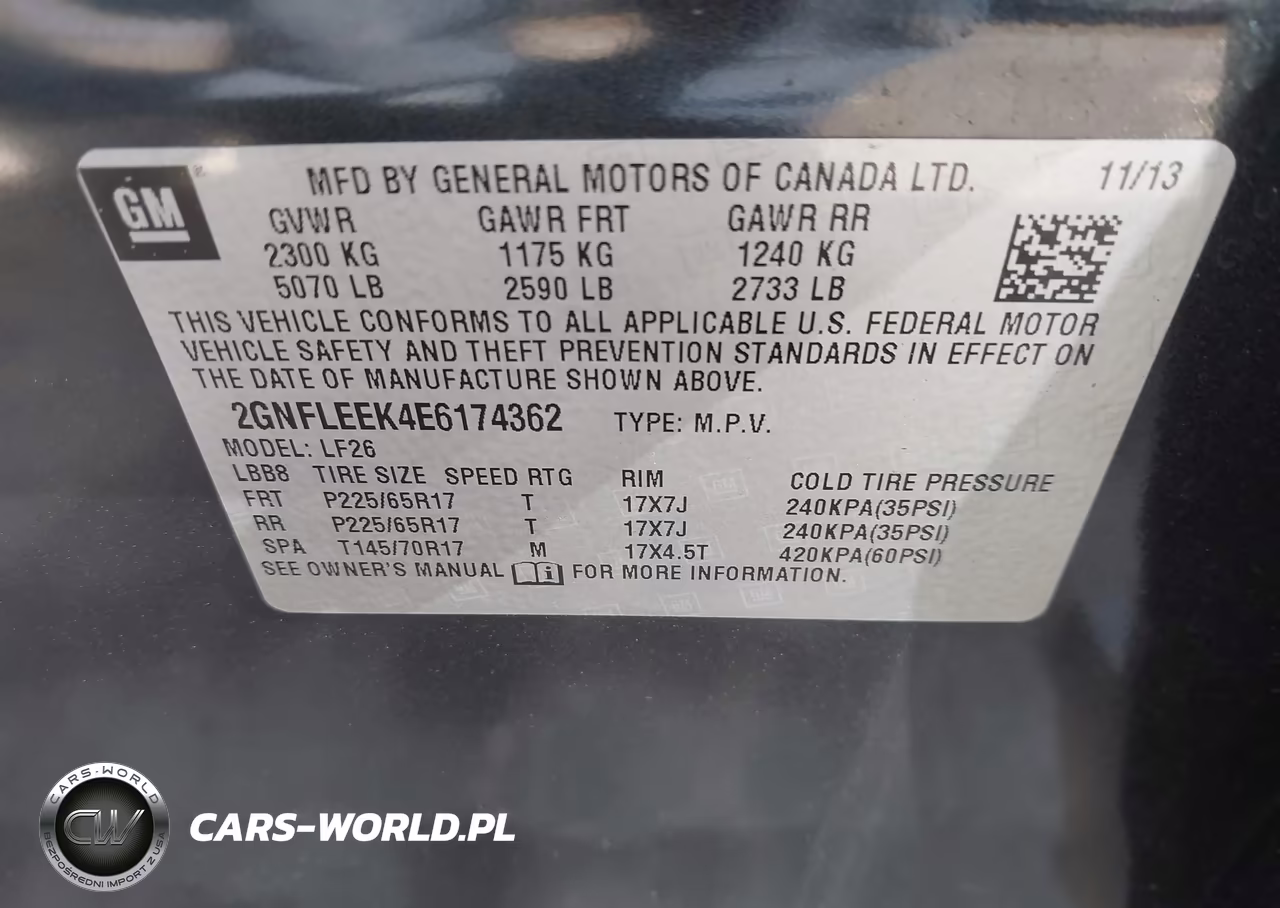 2014 Chevrolet Equinox Ls VIN:2GNFLEEK4E6174362 - 9