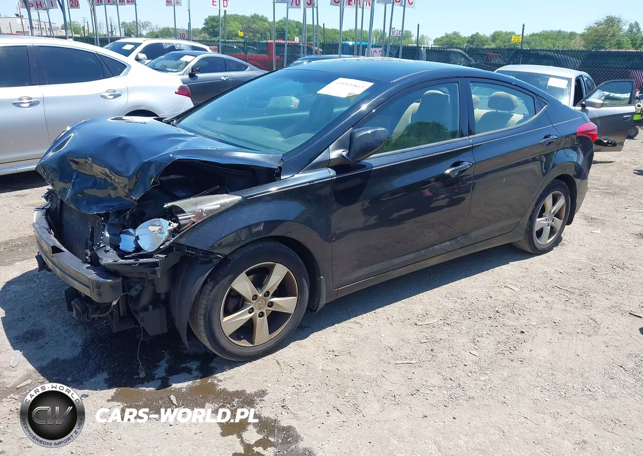 2013 Hyundai Elantra Gls VIN:5NPDH4AE1DH350449 - 2