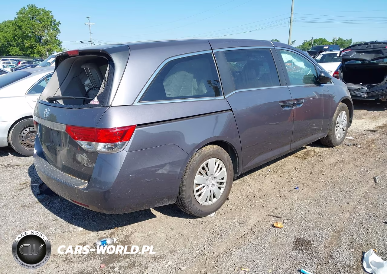 2015 Honda Odyssey Lx VIN:5FNRL5H23FB104378 - 4