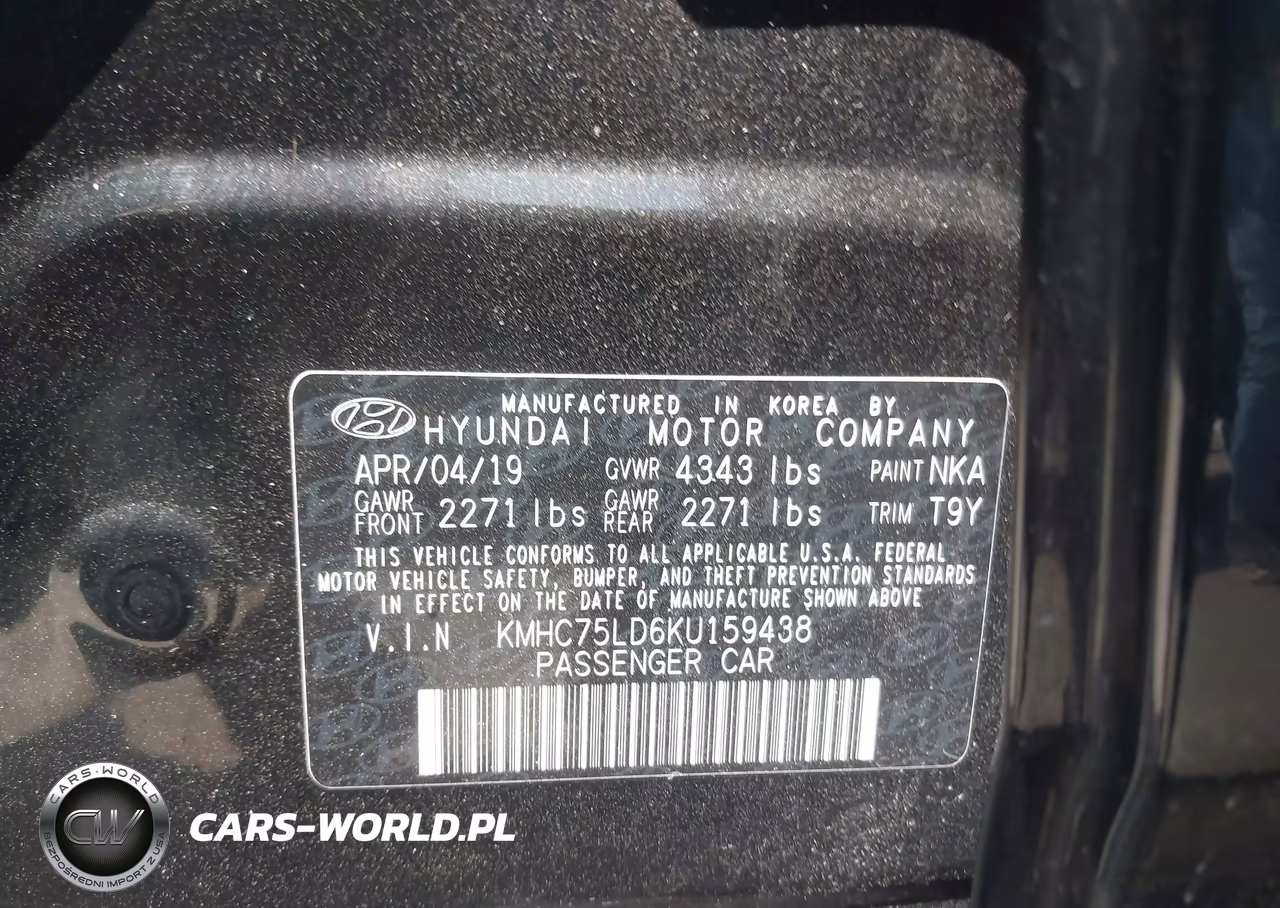 2019 Hyundai Ioniq Plug-In Hybrid Limited VIN:KMHC75LD6KU159438 - 9