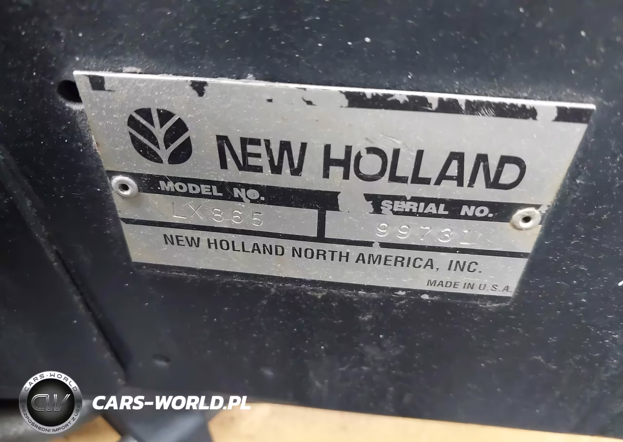 1999 New Holland Lx865 VIN:99731 - 9