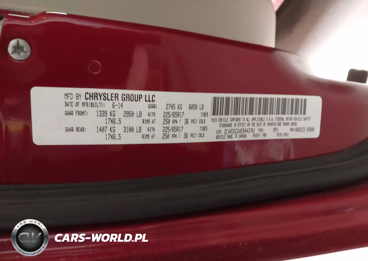 2014 Dodge Grand Caravan Sxt VIN:2C4RDGCG4ER443701 - 9